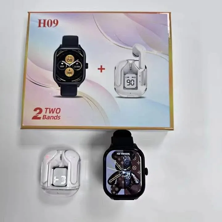 Smartwatch & Bluetooth Headphones Bundle - New