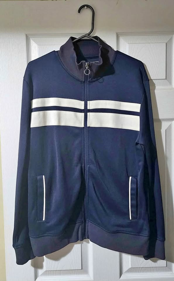 Red Herring Navy Track Jacket - Size Medium