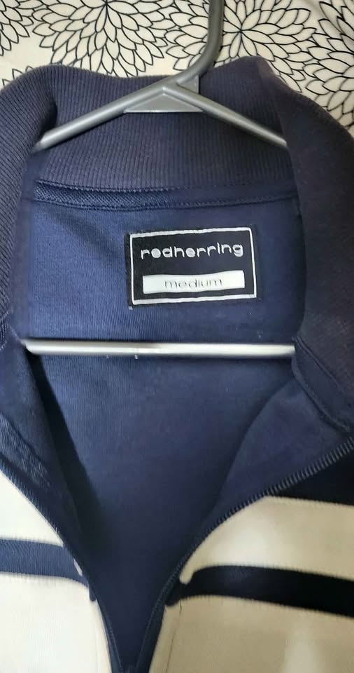 Red Herring Navy Track Jacket - Size Medium - photo 3