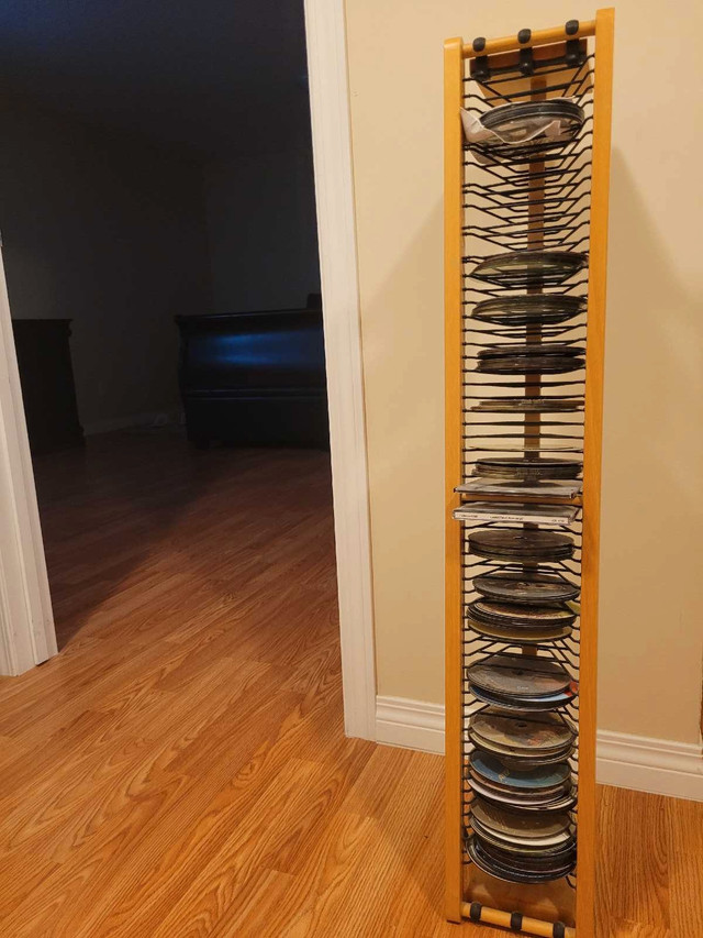 Wooden DVD/CD Storage Rack Tower - photo 5