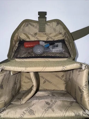 London Fog Camera Case with Strap Olive Green 10.5”x5”x8” image indicator(7)