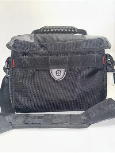 SWISSGEAR The Mythos Backpack Black Gray with /Shoulder 12”x5”x9 image indicator(5)