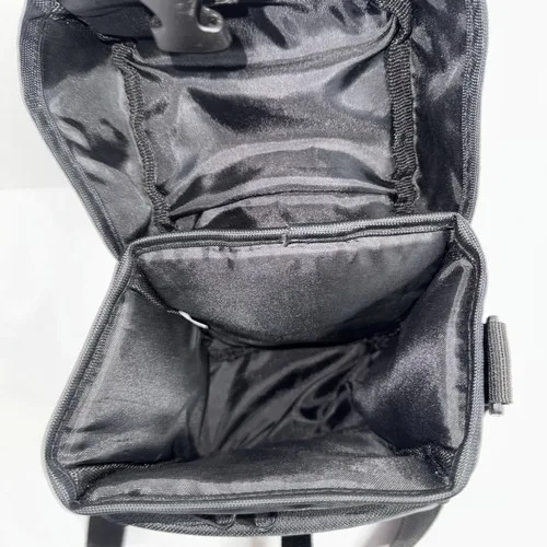 Tech Gear Camera Bag Black 8" x 6" x 3" Dividers, Pockets, Adjus image indicator(7)