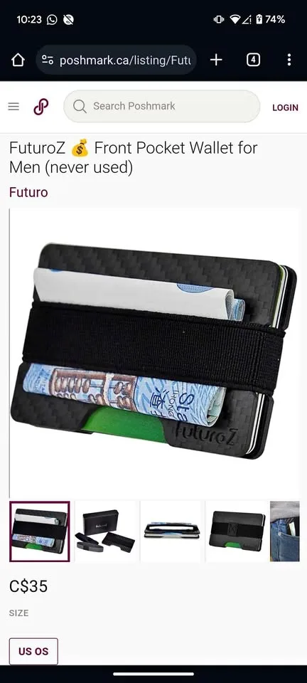 FUTUROZ front pocket Wallet for Men