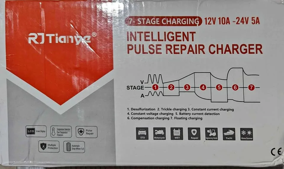 Pulse repair charger 12v