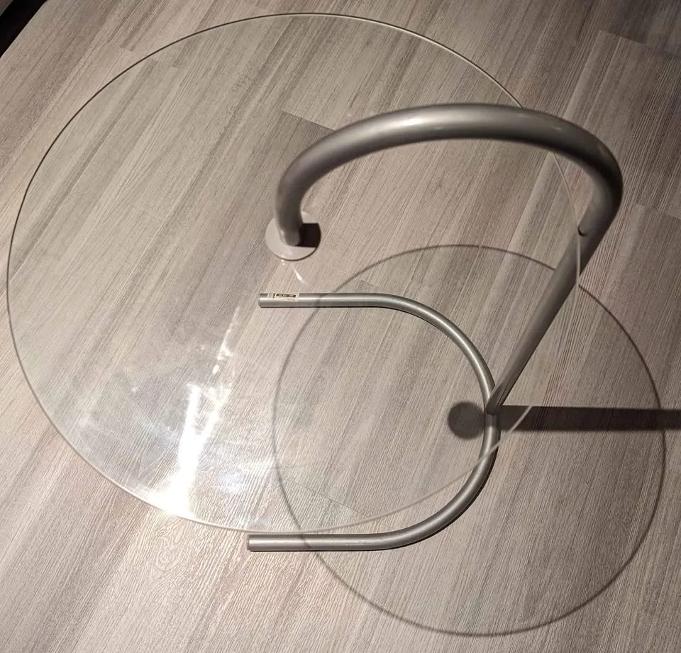 Glass side table (vintage) image indicator(2)