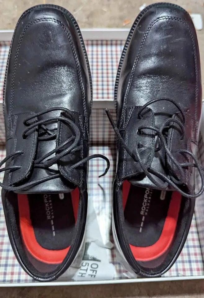 Real leather shoes size 8