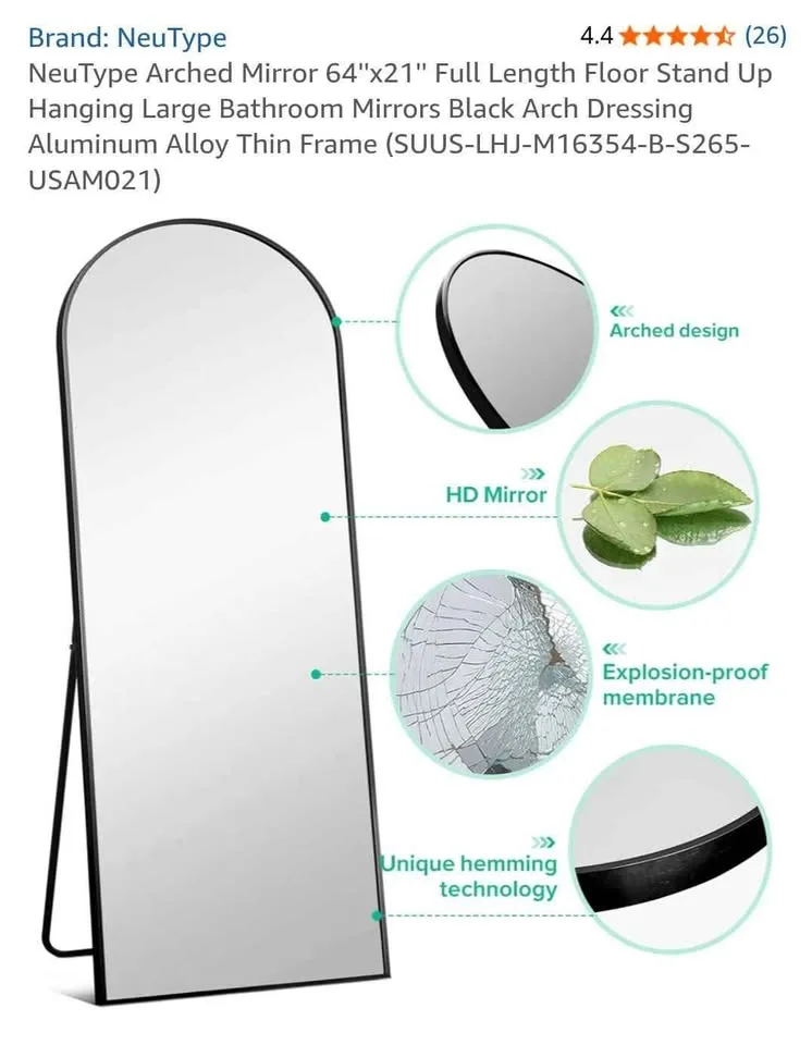 Full length Arch mirror image indicator(4)
