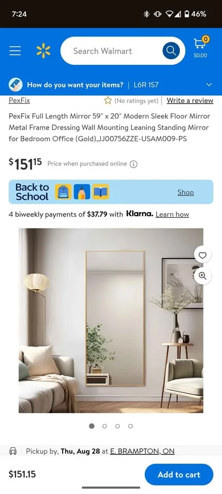 Full length mirror image indicator(5)