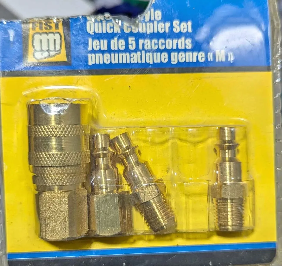 Quick Coupler Air Line Set Brass Set