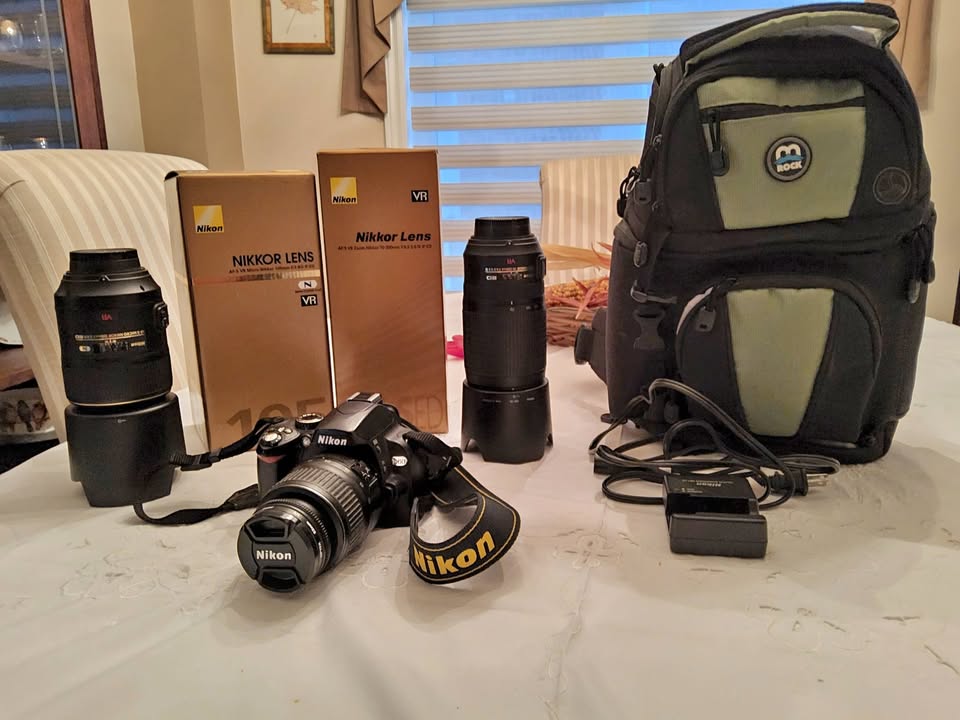 Nikon D60 Camera and lenses
