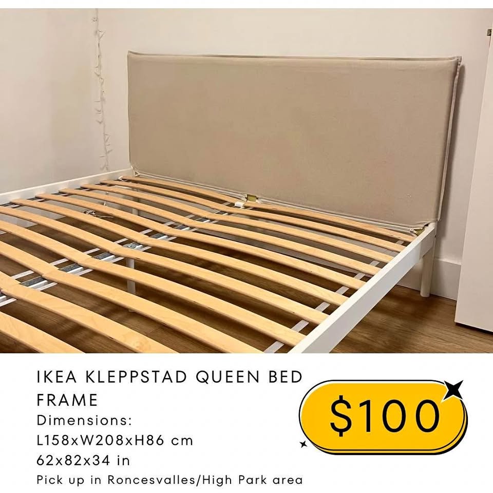 IKEA Kleppstad Queen Bed Frame