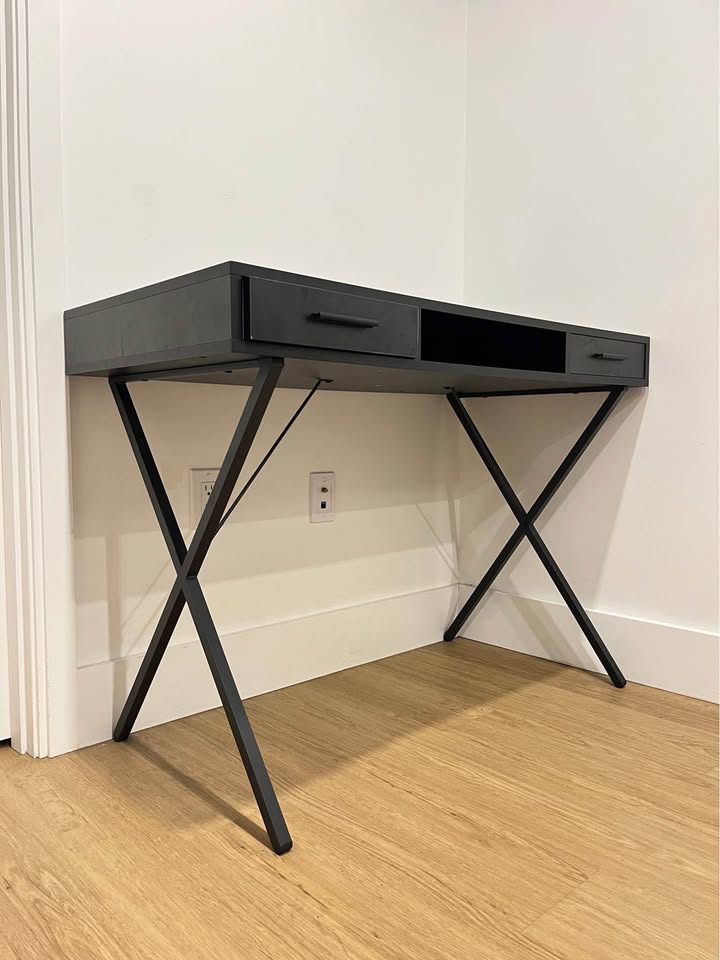 Small black desk - photo 2