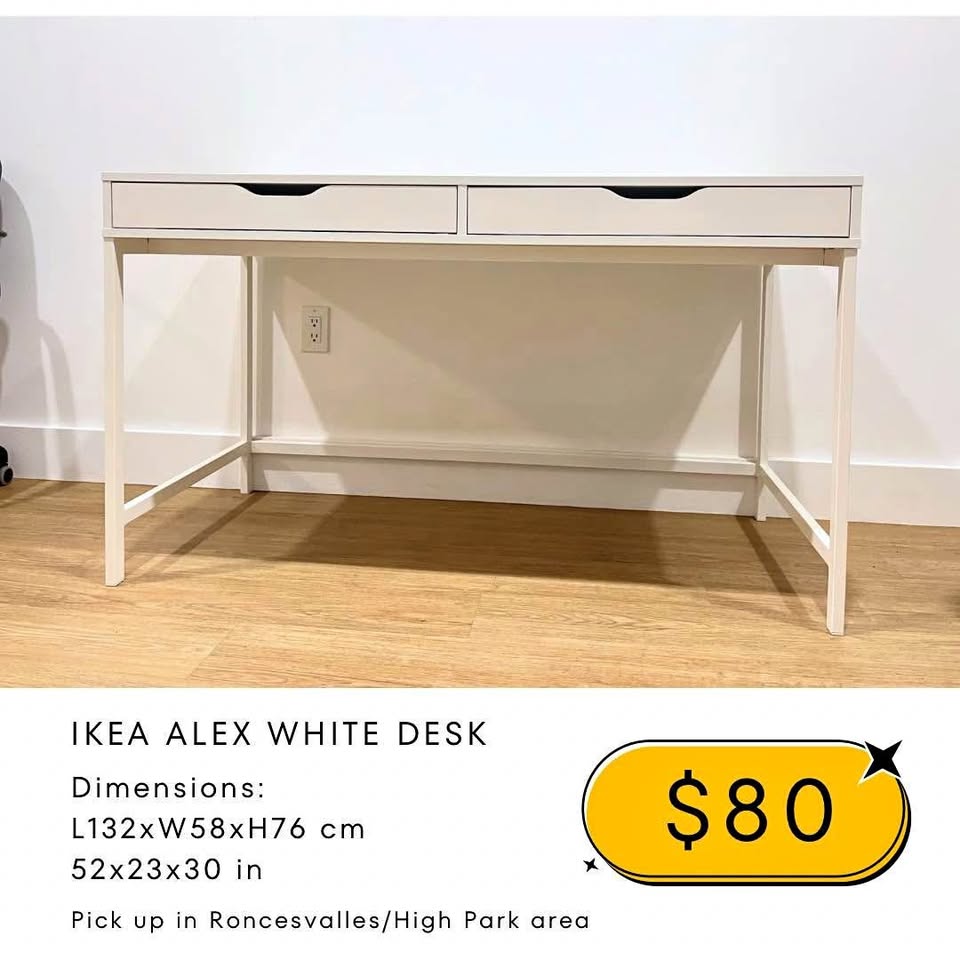 IKEA Alex white desk