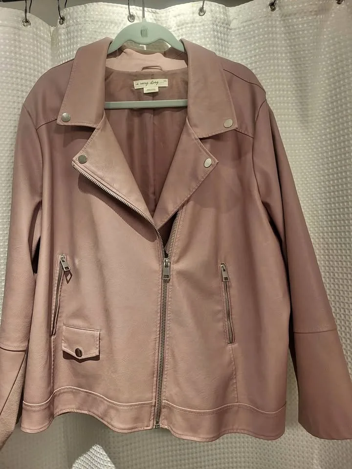 Like New Faux Leather 4X Jacket from Penningtons