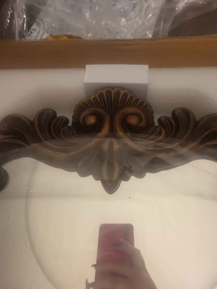 Brand New 24" Mirror with Baroque-Style Details image indicator(3)