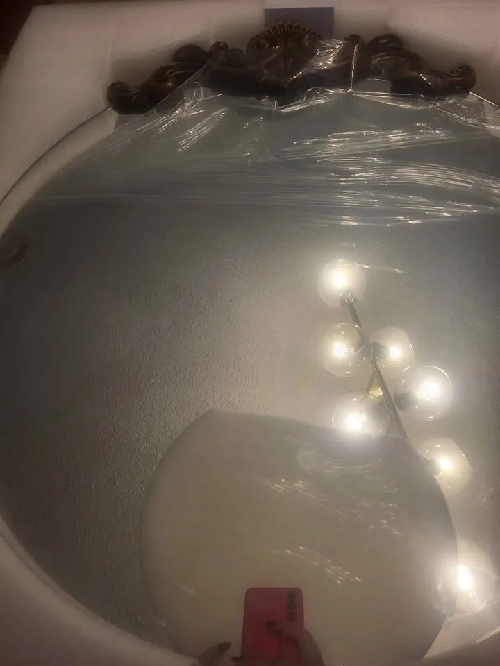 Brand New 24" Mirror with Baroque-Style Details image indicator(4)