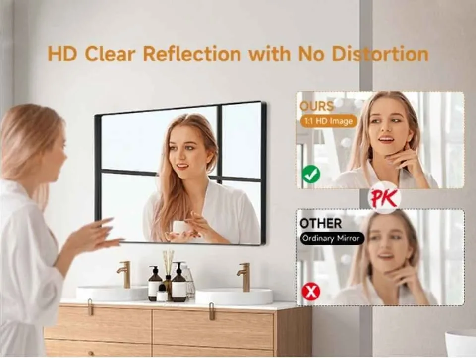 Brand New 24" x 36" Gold Rectangular Mirror - 2 Available image indicator(5)