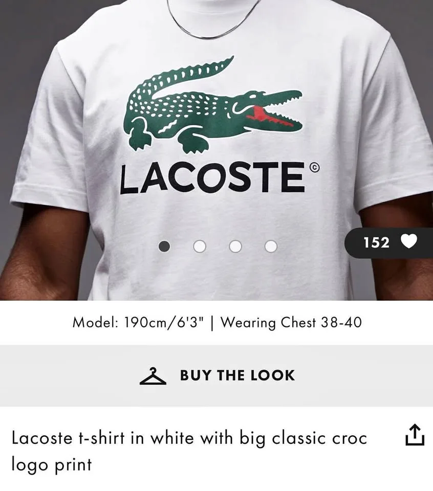 Authentic Men’s Graphic Lacoste T-Shirt