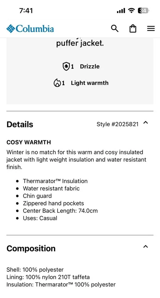 Men’s Columbia Jacket image indicator(4)