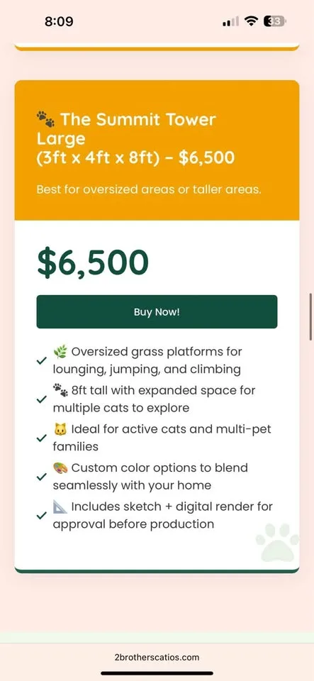 🐾 Luxury Outdoor Catios – Handcrafted Towers & Window Boxes image indicator(8)