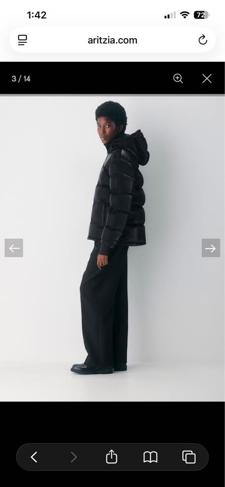 Aritzia Super Puff Liquid Shine XS down jacket - photo 2
