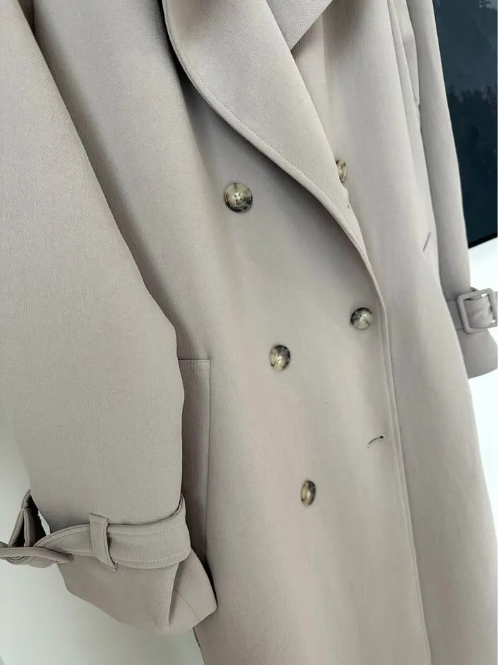 Aritzia Magnolia Trench Coat Size S NWT image indicator(8)