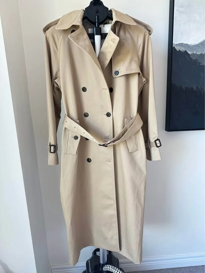 Aritzia Virtue Trench Coat - Rich Twill Size S NWT image indicator(3)