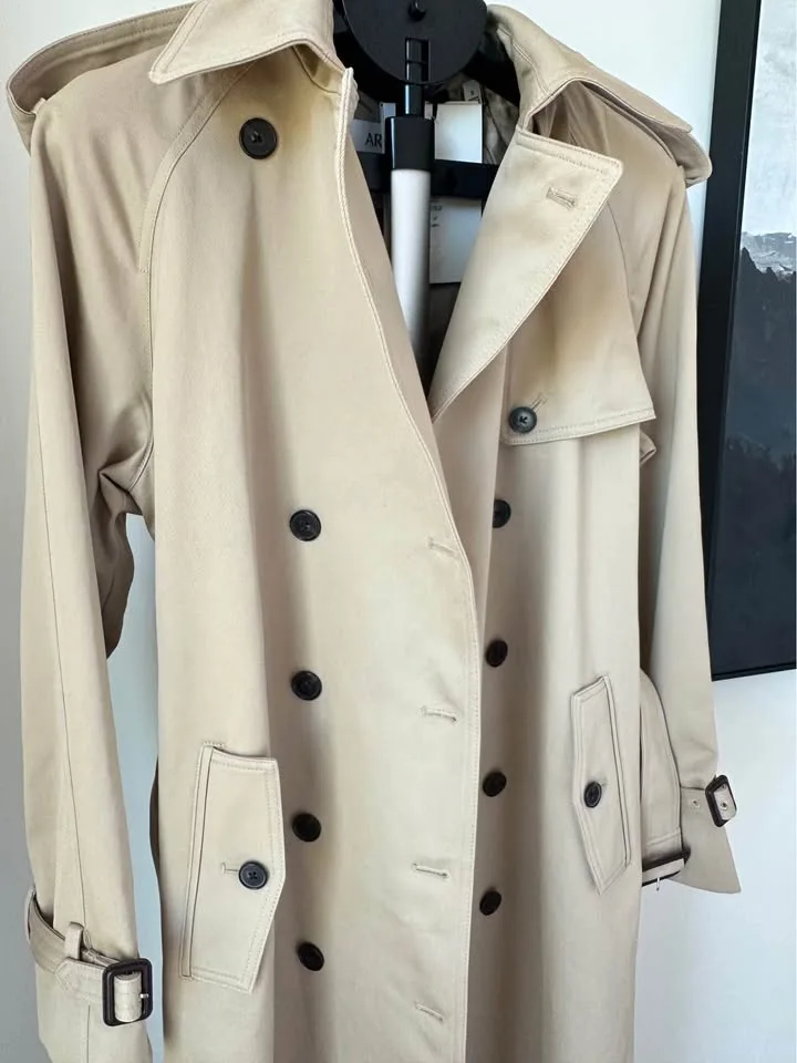 Aritzia Virtue Trench Coat - Rich Twill Size S NWT image indicator(6)
