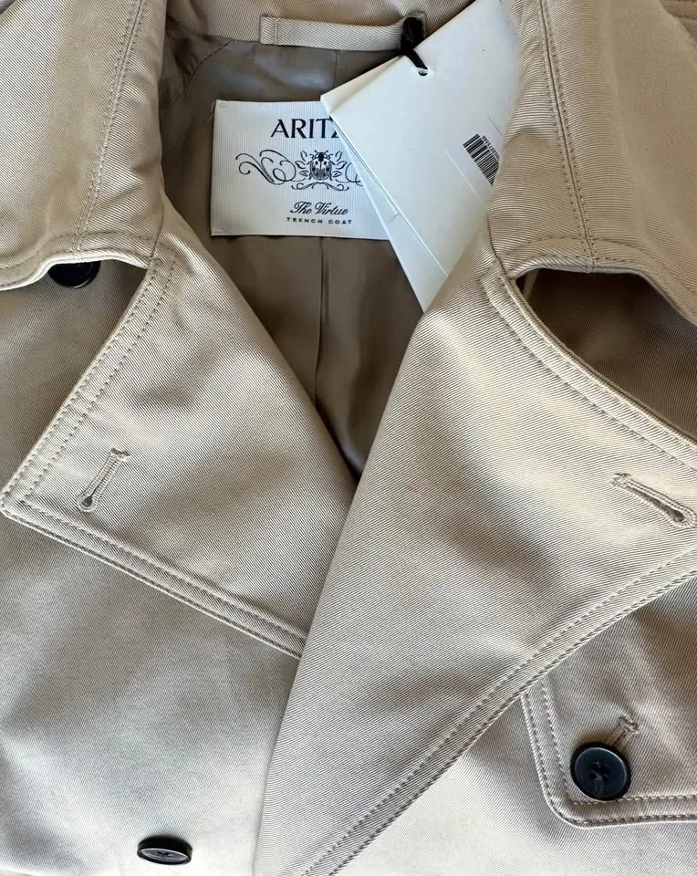 Aritzia Virtue Trench Coat - Rich Twill Size S NWT image indicator(7)