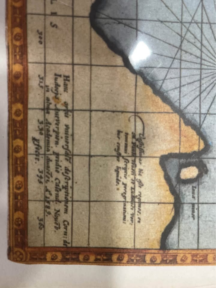 1593 Latin World Map (Reprint) - Good Condition - photo 5