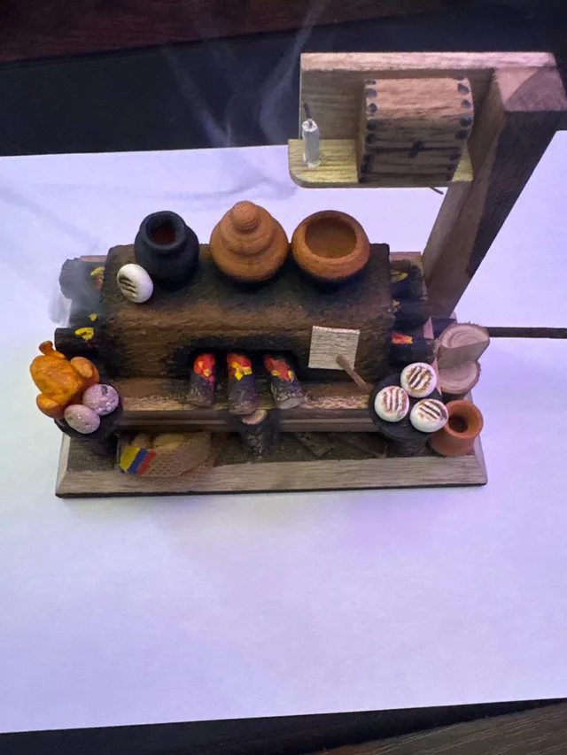 Miniature Wood Oven (Colombian Artisan Incence Burner)