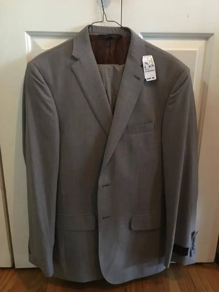 Jos A Bank grey men’s designer Suit NWT will consider a reasonab image indicator(2)
