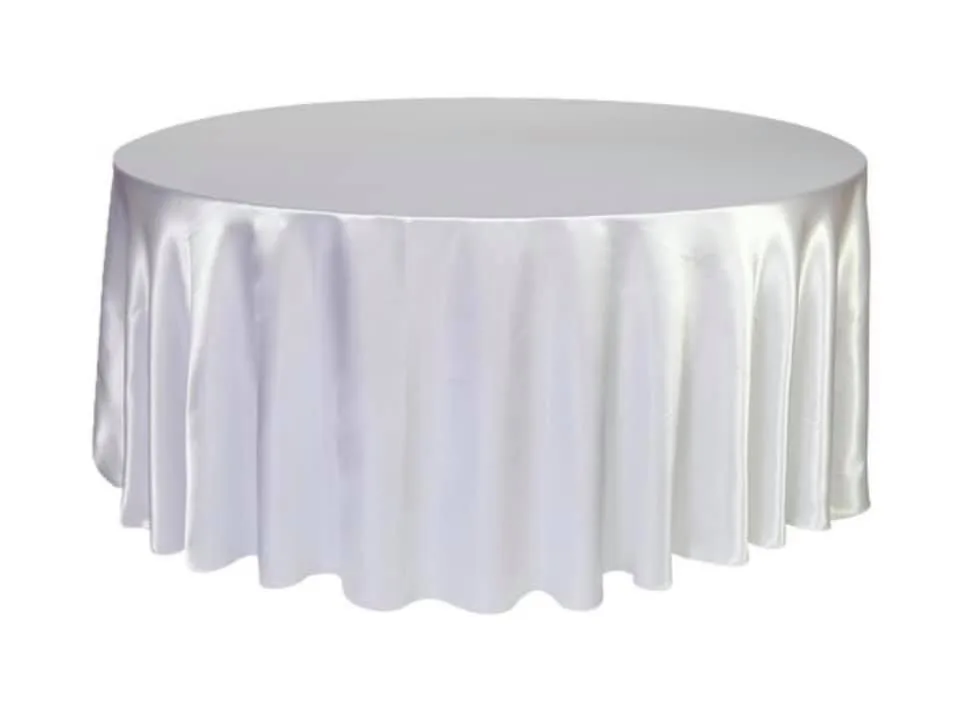 Event linen.  132” round  satin tablecloths  and others image indicator(2)