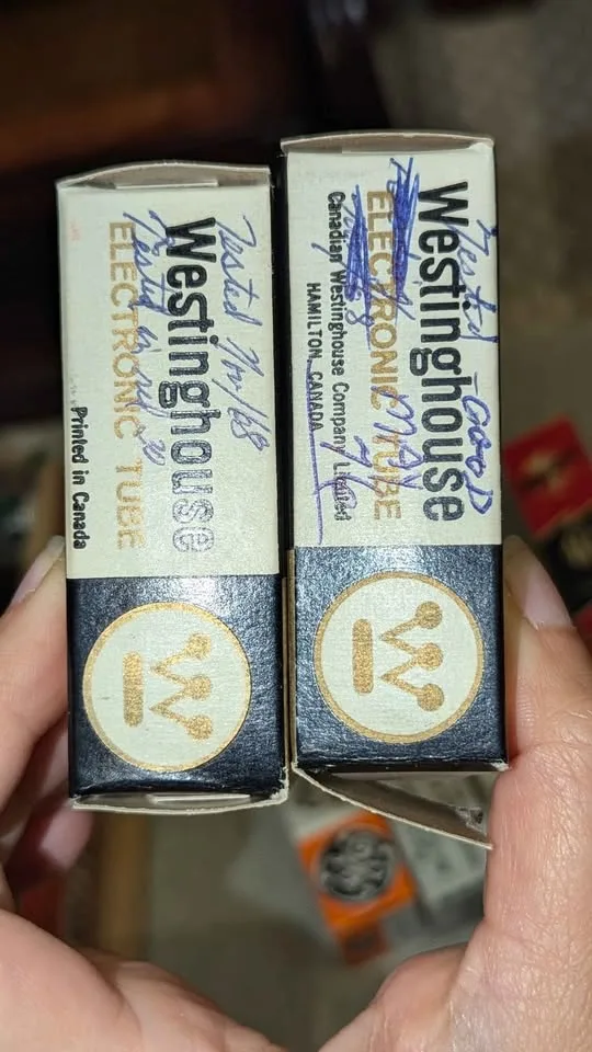 Vintage Vacuum Tube Lot (8 pcs) – GE • Westinghouse... image indicator(2)