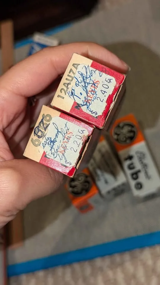 Vintage Vacuum Tube Lot (8 pcs) – GE • Westinghouse... image indicator(3)