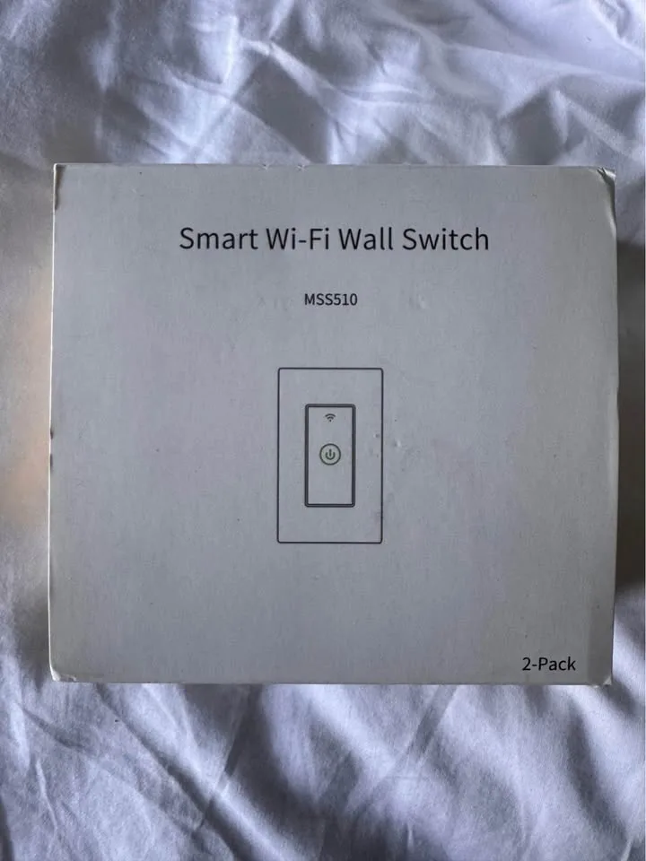 NEW: Smart Wi-Fi Wall Switch (2 switches in one box)