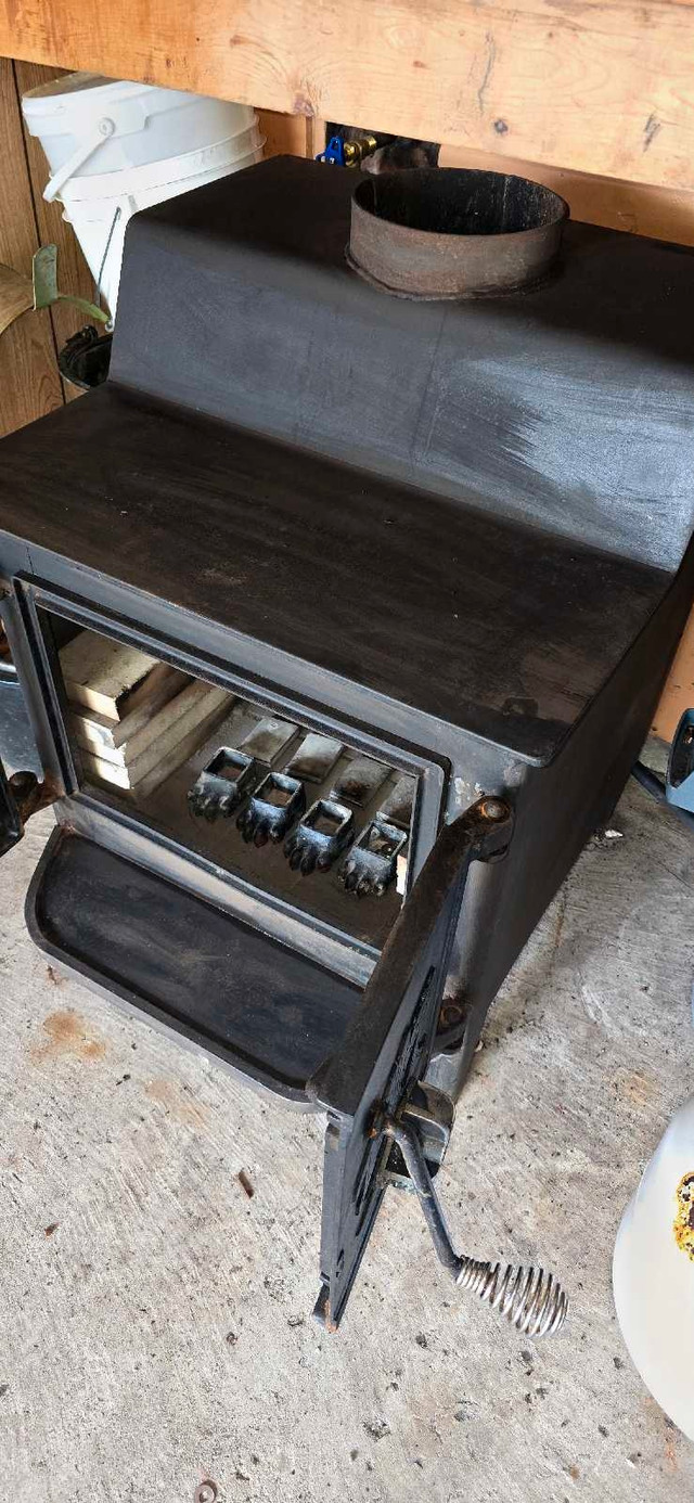 Grandma Bear Fisher Wood Stove Cathedral Doors TOP VENT - photo 4