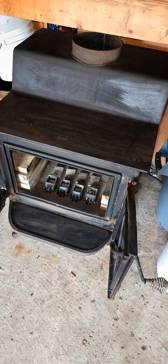 Grandma Bear Fisher Wood Stove Cathedral Doors TOP VENT - photo 5