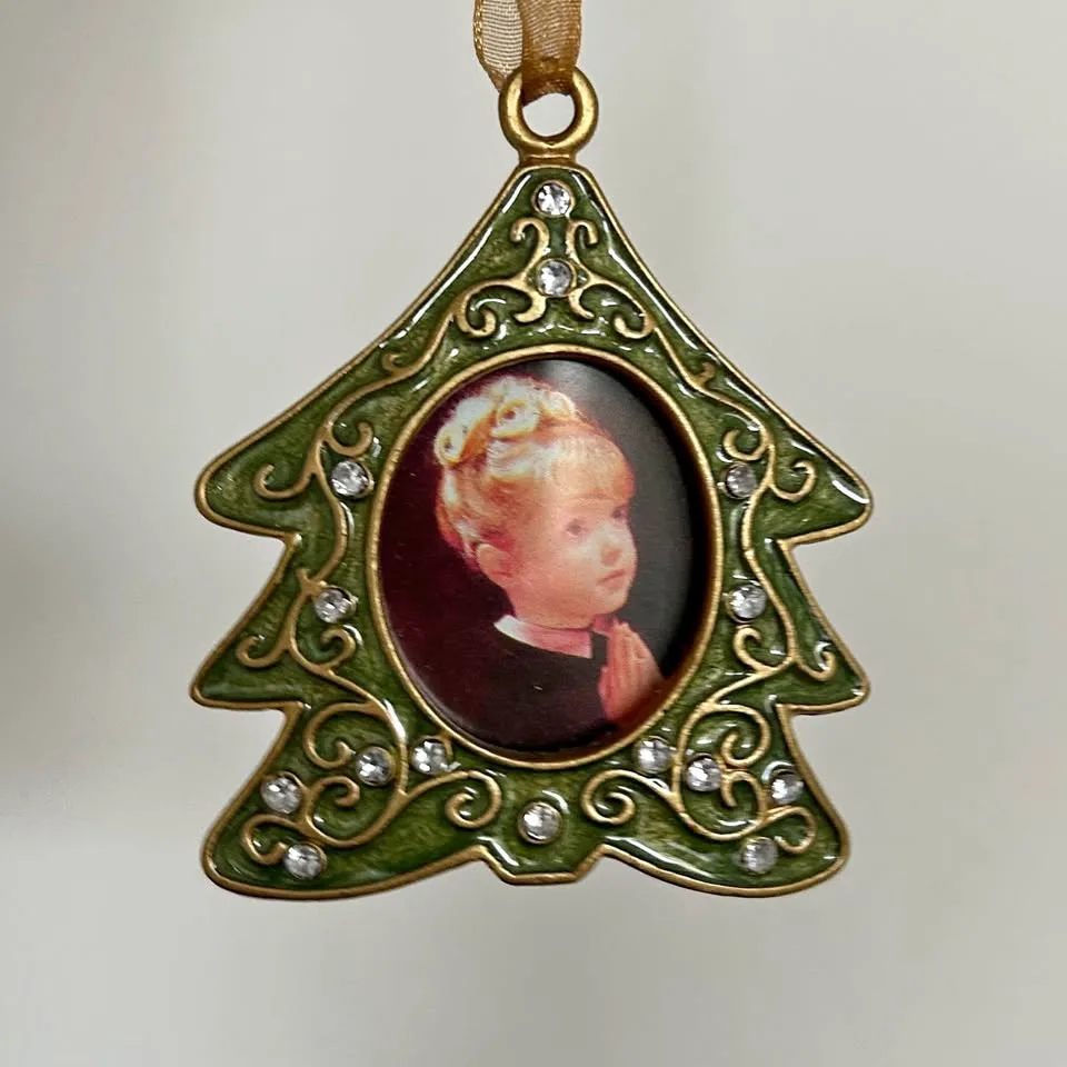 Christmas Tree Picture Frame Ornament