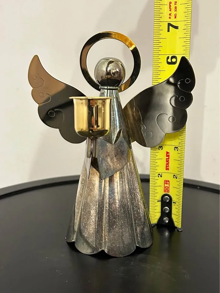 Vintage Angel Candle Holder & Snuffer Set image indicator(5)