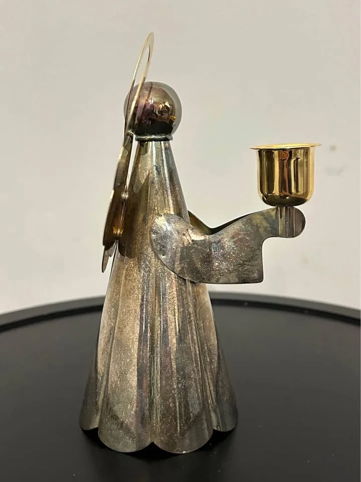 Vintage Angel Candle Holder & Snuffer Set image indicator(6)