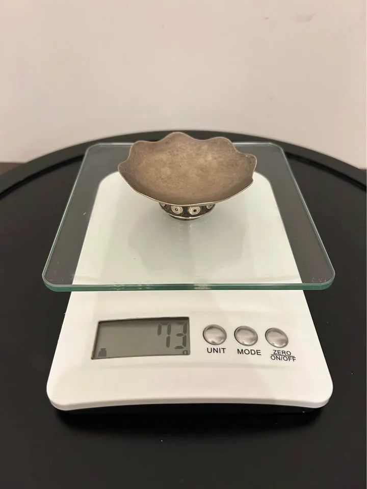 TANE Sterling Silver Mini Bowl – Mexico 925 Dish (73g) image indicator(7)