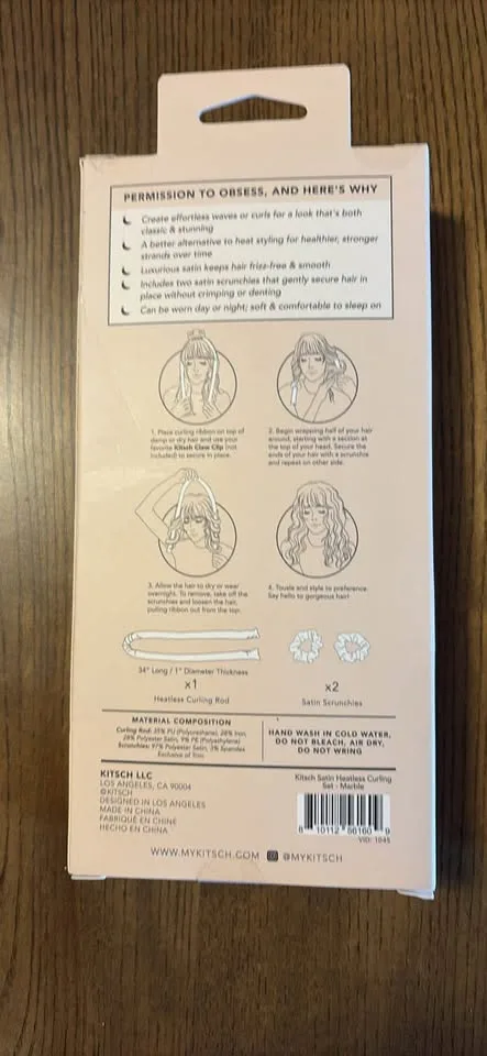 The satin heatless curling set - ￼KIT-SCH image indicator(2)