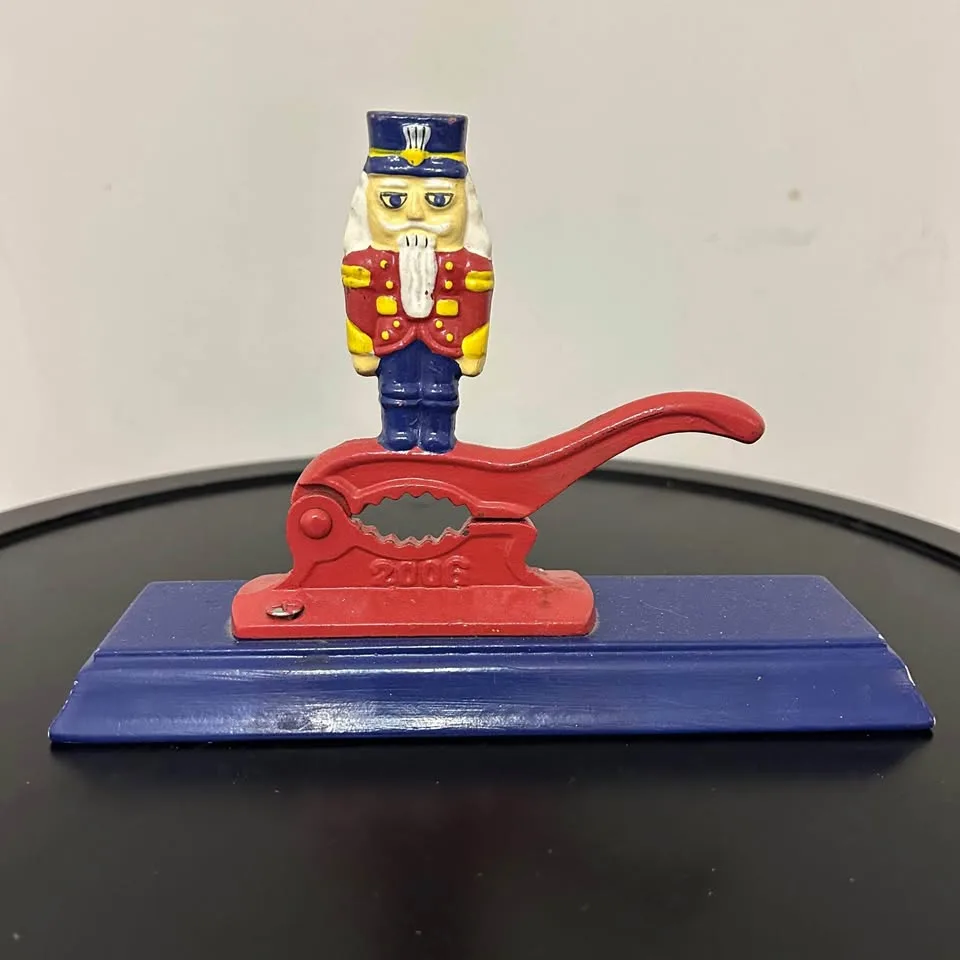 Vintage Cast Iron Nutcracker Soldier – Christmas Decor image indicator(2)