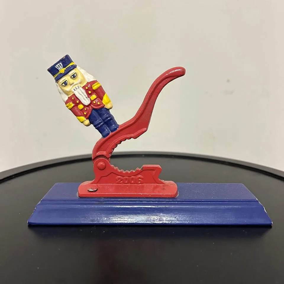 Vintage Cast Iron Nutcracker Soldier – Christmas Decor image indicator(4)