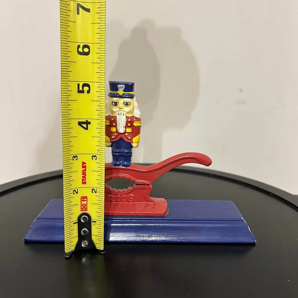 Vintage Cast Iron Nutcracker Soldier – Christmas Decor image indicator(7)