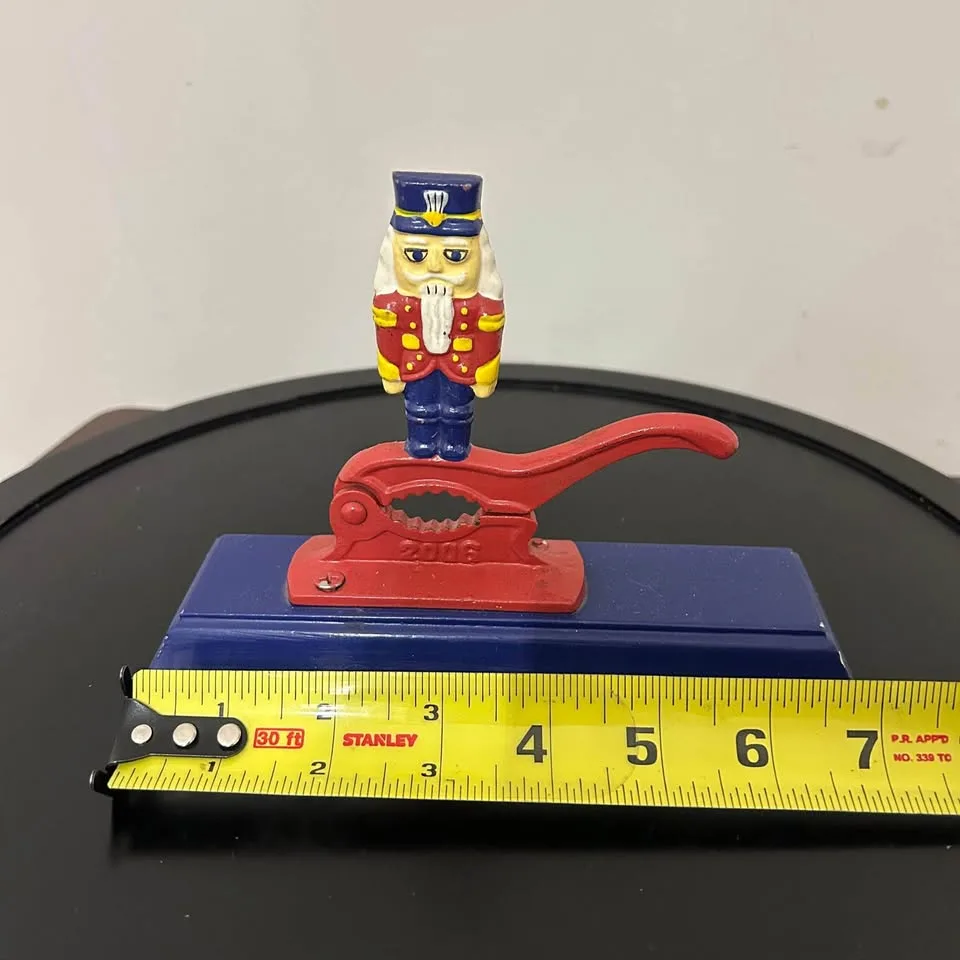 Vintage Cast Iron Nutcracker Soldier – Christmas Decor image indicator(8)