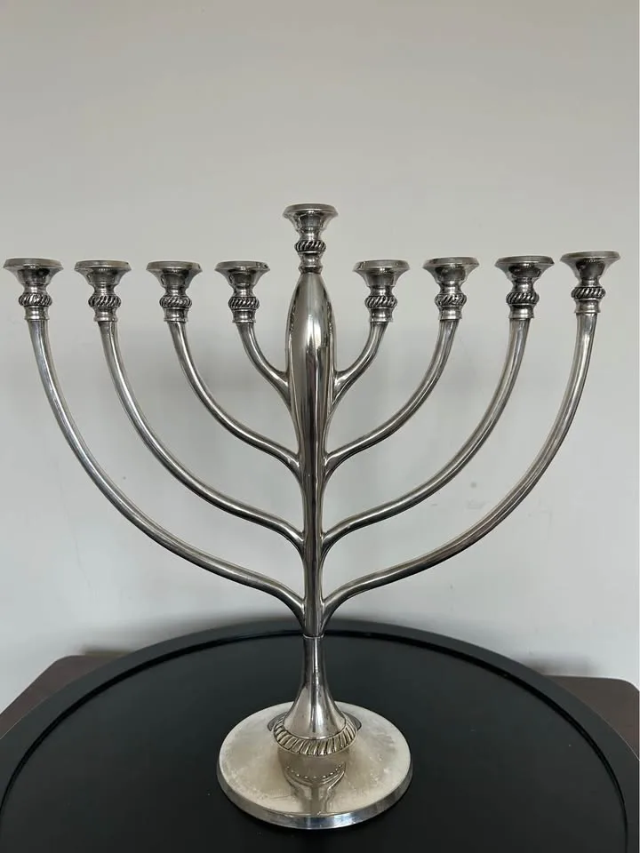Pottery Barn Menorah – Elegant Hanukkah Celebration 12" image indicator(4)