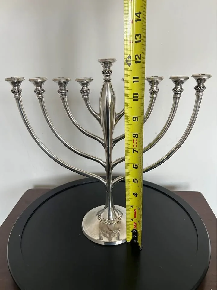Pottery Barn Menorah – Elegant Hanukkah Celebration 12" image indicator(7)